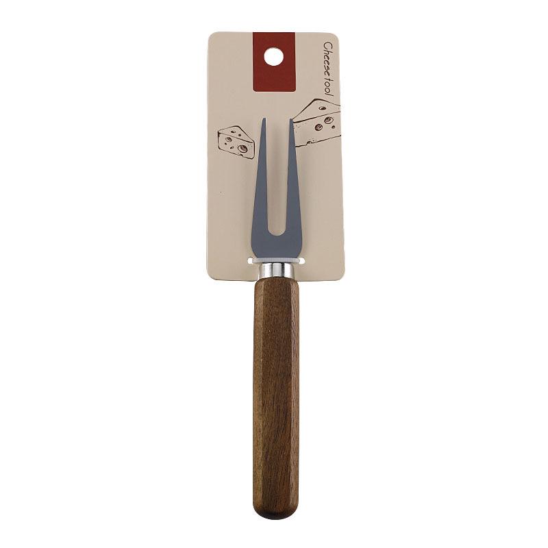 Stainless Steel Cheese Knife & Acacia Wood Handle Cutlery Set