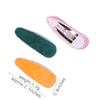 10Pcs/Set Women Solid Plush Snap BB Clip For Girls Hairpin Barrettes Cute Hair Clips Headwear Kids Hair Accessories