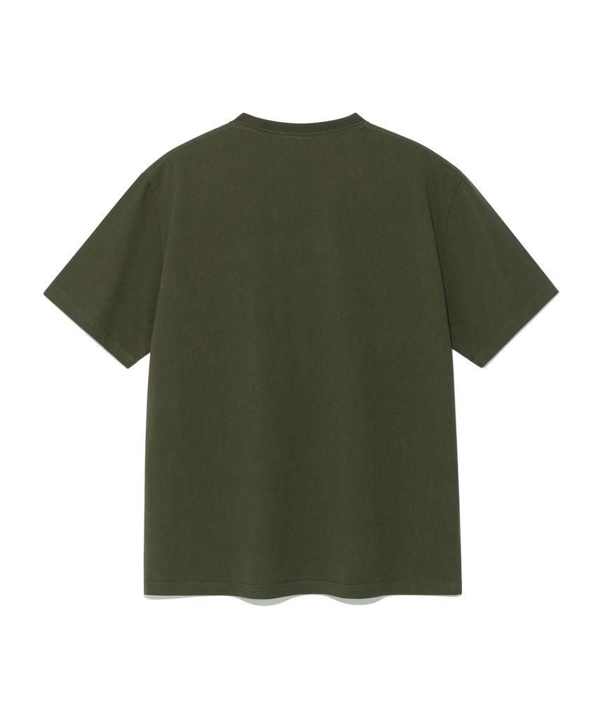 THE COLDEST MOMENT Tcm Sun Patch T (Khaki)