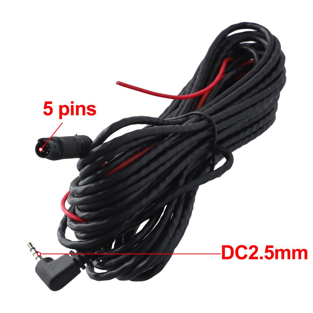 Cable Extension Cable 5-pin 10 Meters 9.5m Recorder Extension Cable DC 12V Dash Cam Extension Cable 100% Brand New