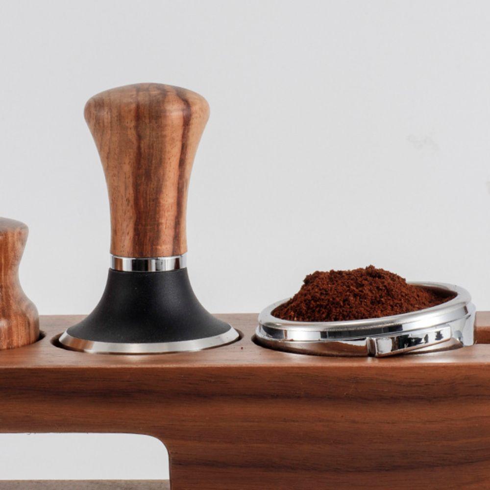 Stainless Steel Flat Base Coffee Tamper 51/53/58 MM Coffee Powder Distributor Leveler Tool  Kitchen