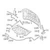 Hood Latch Striker Plate for Ford FL3Z16K689A