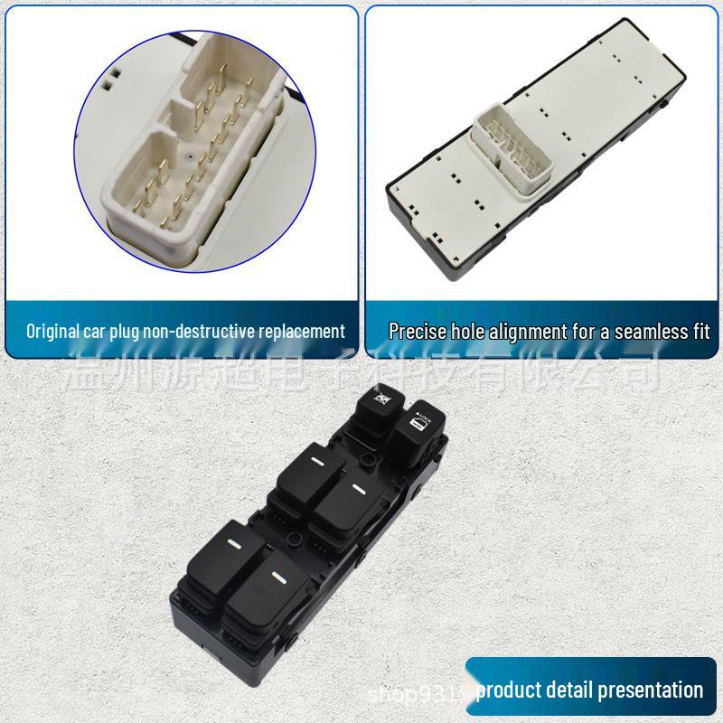 Furui Di Power Window Switch 93570-1X000 for 08-16 Year Models - Electric Window Button for Forte