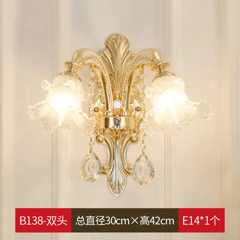 European Crystal Chandelier Ceiling Lamp Living Room Modern Bedroom Room Warm Atmosphere Simple European Lamps