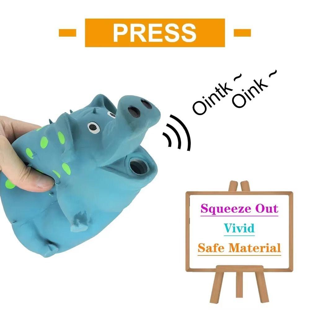 Latex Dog Squeaky Toy Soft Spotted Pig Dog Toy Eco-Friendly Squeaky Pig Dog Toy Pets Playing