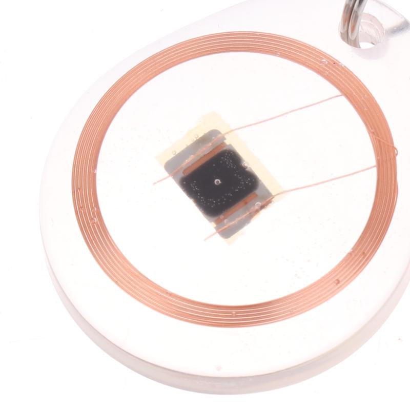 Cuid Keychain Token Rewritable Smart Keys Nfc Tag Copy Fobs 13.56Mhz Access Control Writable Card Cuid Changeable Wet Inlay