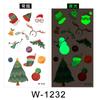 Cartoon Tattoo Sticker Waterproof Christmas Luminous Tattoo Sticker Cute Temporary Tattoo