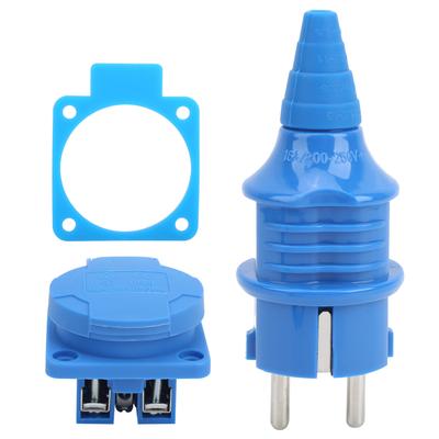 Toma de corriente europea de 220 V CA y 16 A, conector industrial resistente al agua