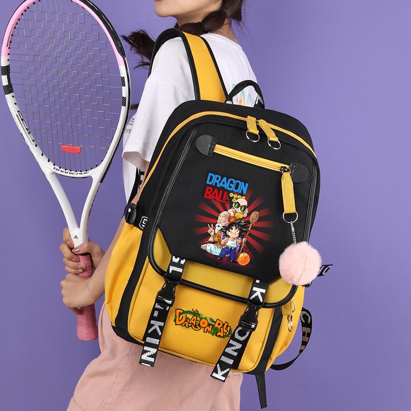 3Pcs/set Anime Dragon Ball Daily Laptop Backpack Lightweight bag for Men Women Travel Bag Student Girl Boy Back To School Unisex Bagpack Mochila