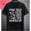 Funny Hvac Technician Hourly Rate Joke Graphic Tshirt Shortsleeve 100 Cotton Casual Humor Style Tshirt Outdoor Clothing