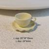 Nordic Style Mini Cup Drinks Model Toys Miniature Dollhouse Doll Accessories Coffee Mug Dish Set