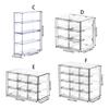 Stackable Multiple Drawer Storage Case For Glasses Sunglasses Organization In Clear Acrylic Materials