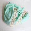 Coperte in mussola di cotone per neonato Coperta in nappa per neonato Copriletto trapuntato per neonato avvolgente in mussola di cotone