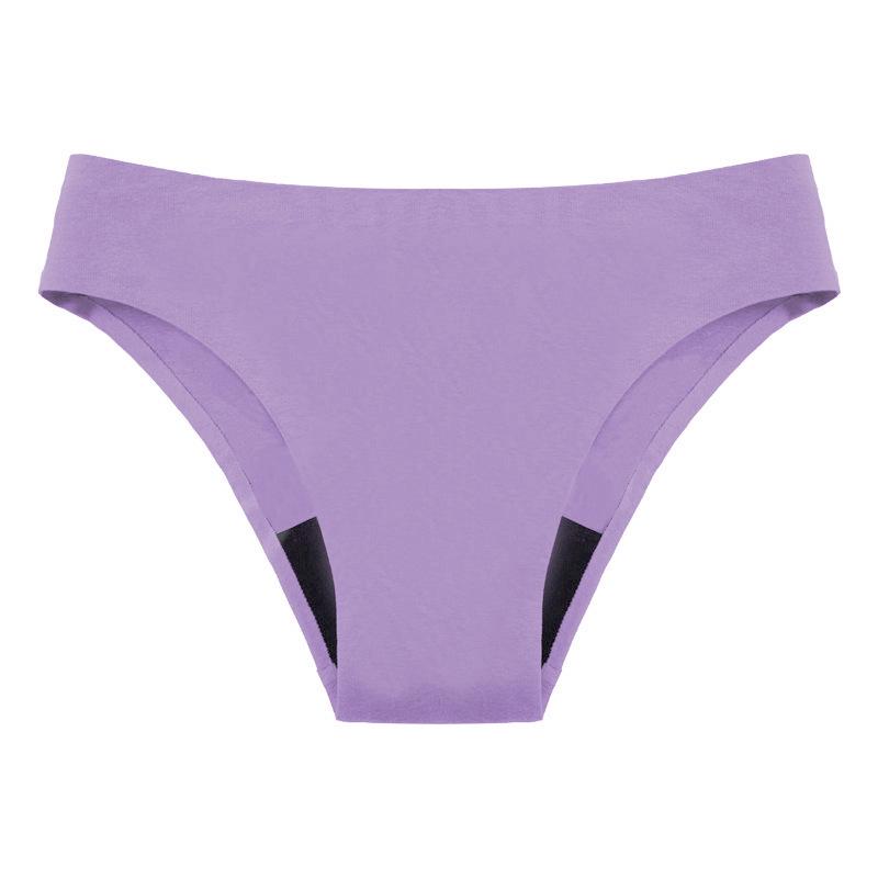 Calcinhas de Menstruação Femininas Sem Costura de Cintura Média - Tamanho Plus Size, Roupa Íntima Absorvente