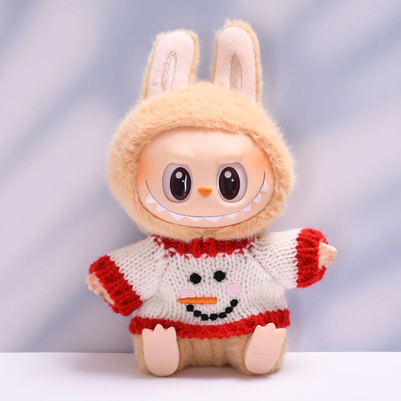 First-generation and Second-generation Pendant Snowman Christmas Sweater Blind Box with Baby Clothes