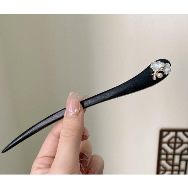 Vintage matu nūja Dabīga Sandalkoka matu sprādze Sievietēm Meitenes Matu Spraudītes Spraudītes Senatnes ķīniešu stila matu aksesuāri Rotaslietas Sievietēm