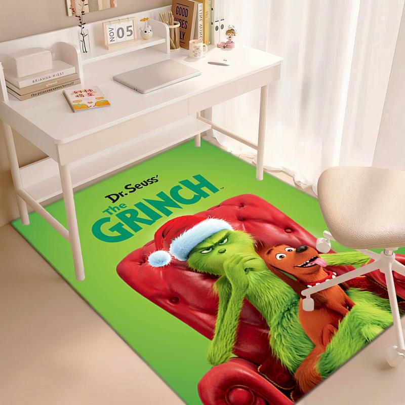 Christmas Gift Comedy Movie How the Grinch Stole Christmas carpet home living room decoration table and chairs anti slip door mat carpet A15
