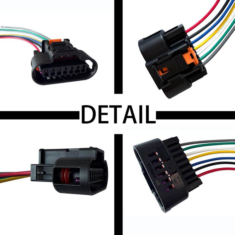 For Opel For Vauxhall Adam Ampera Astra Mokka Meriva ignia Corsa 7 Pin Coil Pack Connector Prewired Plug 19300958 PP10000888