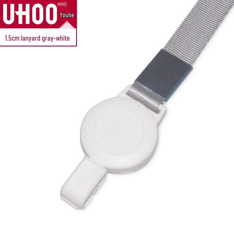 Youhe Retractable Badge Holder Lanyard with Safety Buckle and Customizable ID Card Holder