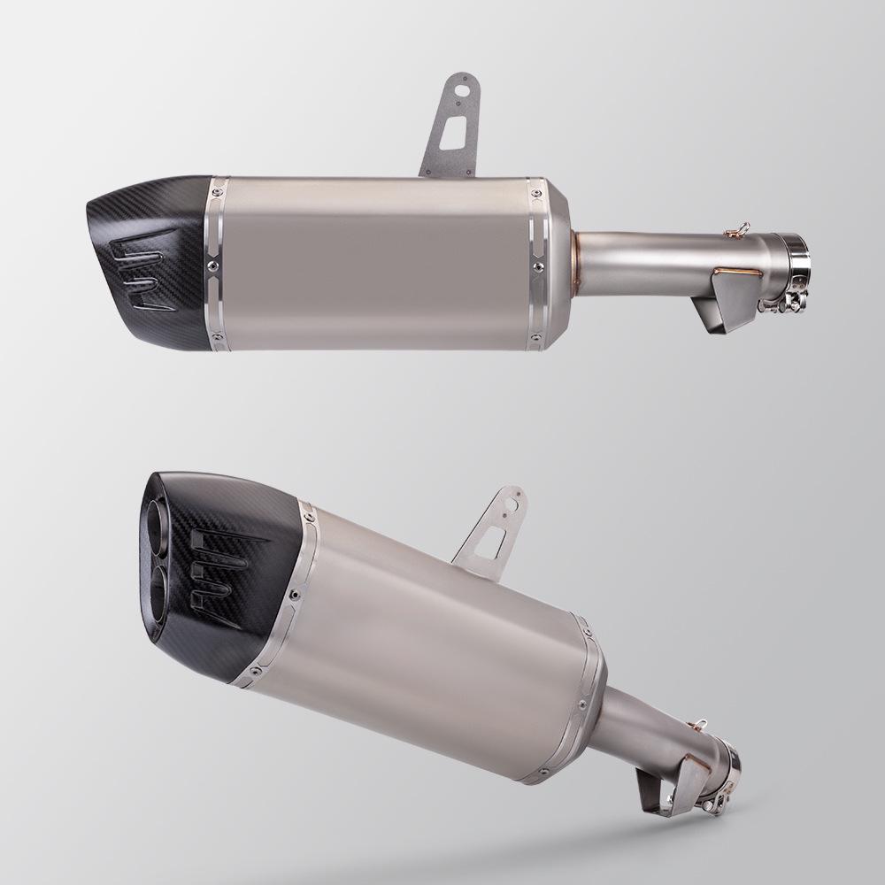 CRF1100L Titanium Alloy Exhaust System with Integrated Front, Middle, and Rear Pipes