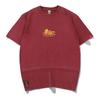 Cross-border Year of the Horse National Tide Embroidered Round Neck Short Sleeve Trendy Heavyweight Loose Fit Chinese Style Men's Spring-Summer Tee