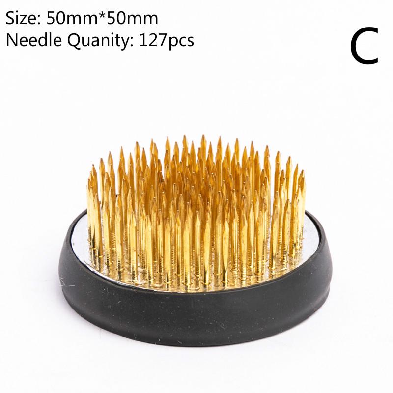 Multi-sizes Florist Floral Arrangement Copper Pin Frog Prong Brass Needle Fixed Tools Japanese Ikebana Kenzan Garden Bonsai Base