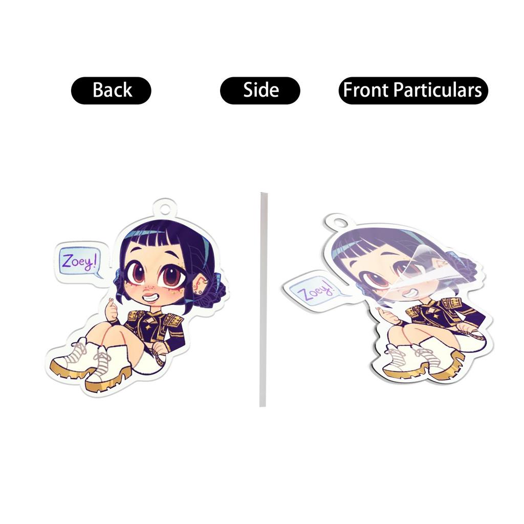 Keychain Acrylic Pendant Game Peripheral Bag Car Hanging Pendant