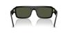 Ray-Ban LUKAS RB4454F 667731 53 Black Green Sunglasses Asian Fit Authentic Japan Import Rectangular Bio-Based Frame
