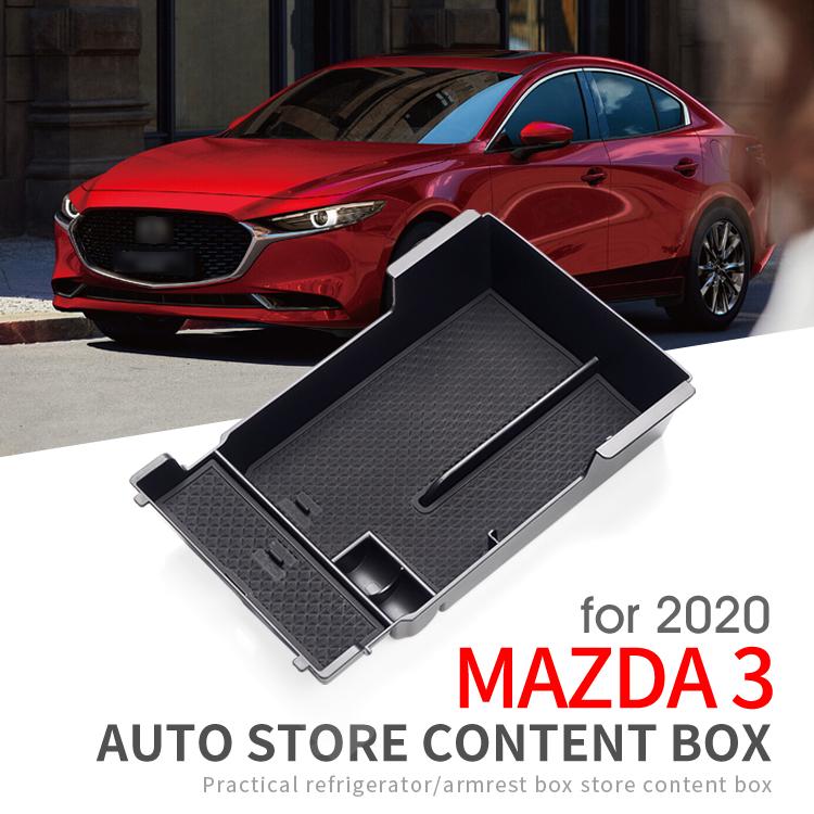 For Mazda3 Mazda 3 2019 2020 2021 Central Control Storage Box Armrest Tray Car Accessories
