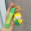 Rabbit Adorable Cartoon Animal Bubble Water Keychain Cute Silicone Accessory