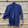 [momoten] 100% Cotton Soft Samue Pajamas for Men and Women, Blue, Size L