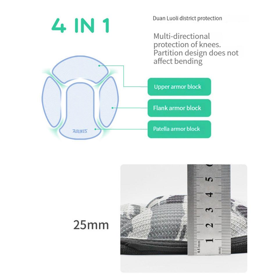 Aolikes Volleyball Knieschoner Dicke Schwamm Schützende Anti-Kollisions-Knieschoner Protektor Rutschfestes Ringen Tanz Knieschoner