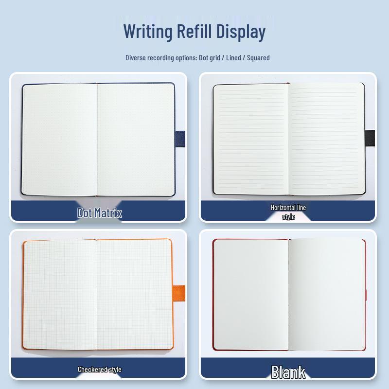 A5 PU Leather Magnetic Buckle Business Notebook Gift Set