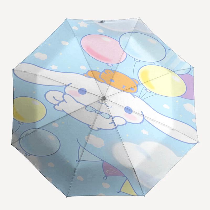 

1pc balloon cloud umbrella automatic open/close, 8-Rib Durable Frame, Compact Folding Design, Ideal Birthday/Holiday Gift e1162A