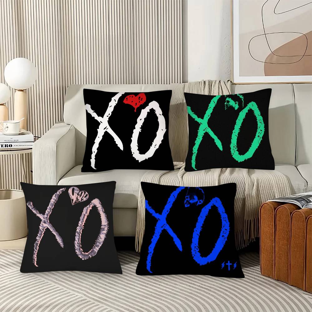 1Pc Rapper The Weeknd Xo Pillow Case Fashion Square Pillowcase Bedroom Sofa Room Ins Decoration Leisure