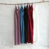 2024 Spring/Summer Cotton Linen Plus Size Women's Spaghetti Strap Long Dress - Solid Color, Loose, Versatile, Literary Style.