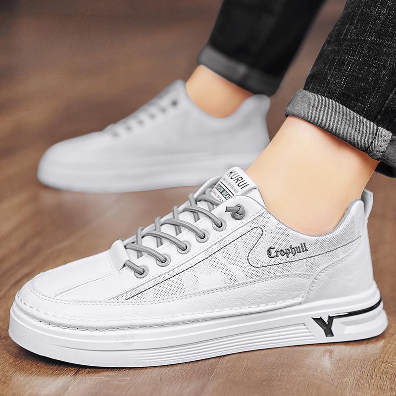 Menn Mote Fritid Lav Topp Skateboardsko Gutter Komfortable Sneakers Mannlige Studenter Trendende Myk Såle Klassisk Pustende Gym Sklisikker