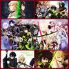 Cool Dark Anime SSeraph Of The End Mouse Pad Large Gaming Mousepad With Stitched Edges Thickened Desk Mat Pc