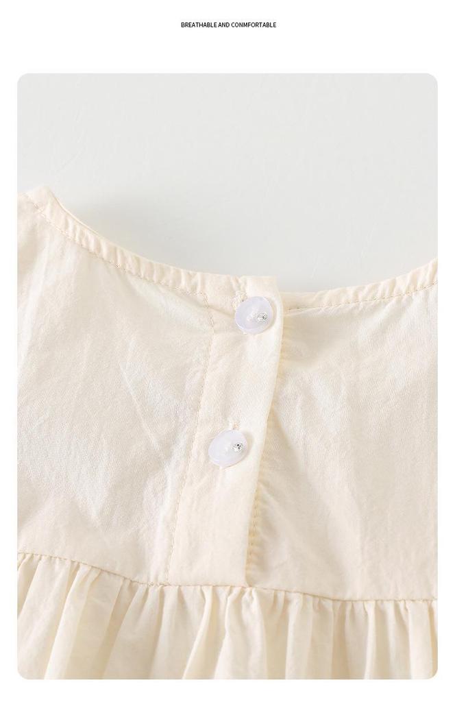 Korean Style Baby Girl Long Sleeve Jumpsuit - Summer 2026 Collection