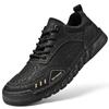 High Quality Handmade Genuine Leather Men Sneakers 2024 Outdoor Non-Slip Casual Shoes Luxury Brand Design Office Walking Shoe