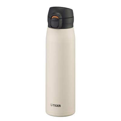 Integrated packingDishwasher Safe Tiger Magic Bottle 600ml One-push Stainless Steel Insulated Lightweight Easy Drink Clean BPA-free White MKR-W60NW