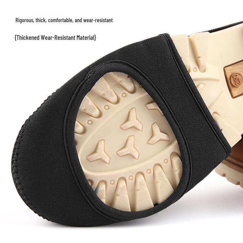 Windproof Half-Palm Cycling Shoe Covers: Water-resistant, warm, and protective for outdoor rides.