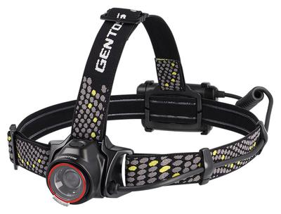 Lanternă frontală LED GENTOS, funcționată cu baterii AA, 300 lumeni, rezistentă la apă, iluminare pe distanță lungă, iradiere pe distanță lungă, 162 m, LR-H333D, aprox.