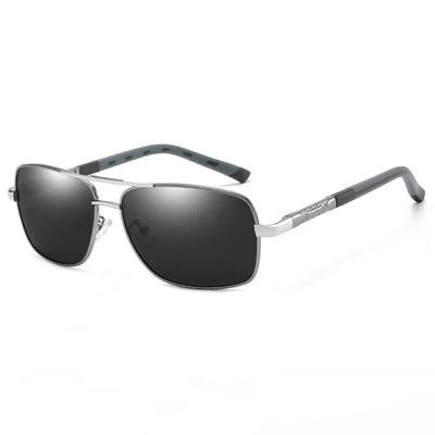 Męskie Klasyczne Okulary Przeciwsłoneczne z Polaryzacją Wykonane z Aluminium w Stylu Vintage dla Mężczyzn/Kobiet