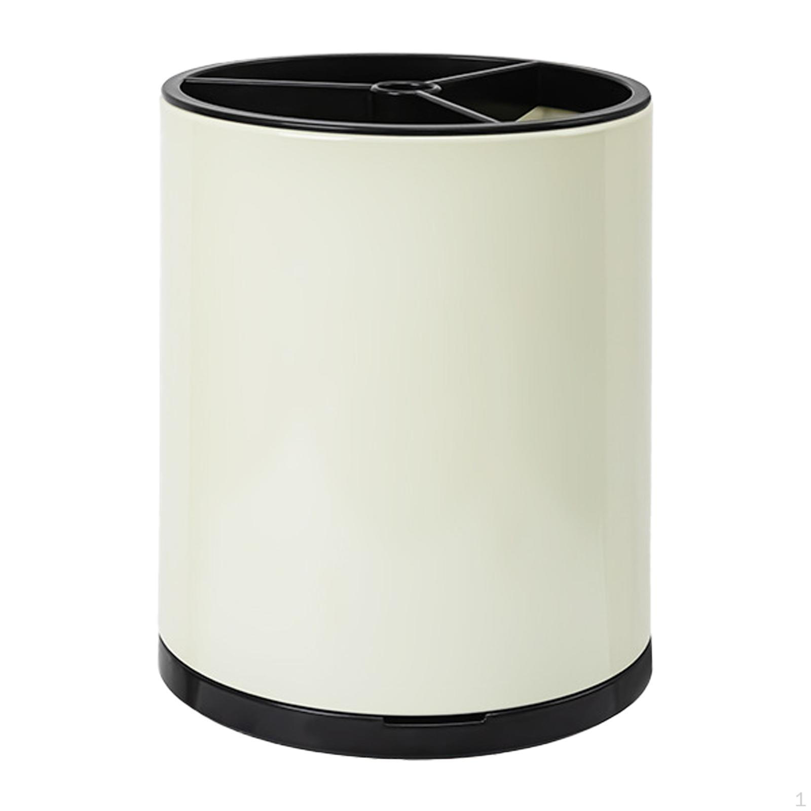 

Kitchen Utensil Holder Cooking Crock Multipurpose Silverware Organizer Spoon Chopstick round