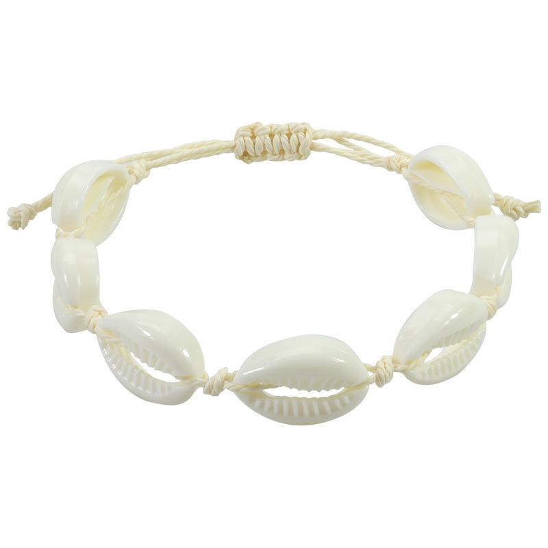 Three Layer Beach Seashell Choker Necklaces Bohemian Natural Shell Necklace Short Collar For Women Rope Chain Choker Accessories