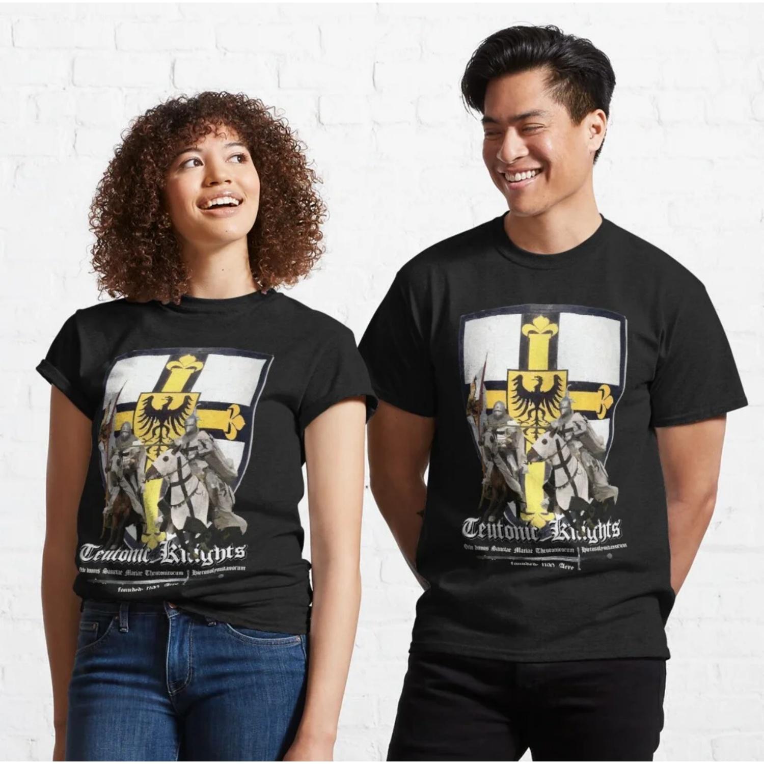 

Teutonic Knights - Holy Crusaders T Shirt New 100% Cotton Short Sleeve O-Neck T-shirt Casual Mens Top S чёрный
