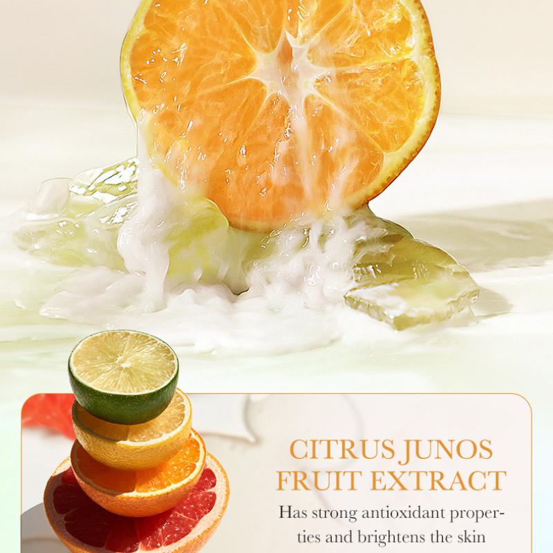 Vitamin C Body Wash 520g SADOER Whitening Moisturizing Cleansing Body Wash