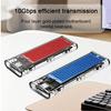 M.2 NVMe SSD Enclosure USB3.1 Gen2 External SSD Case Clear Hard Drive Adapter 10Gbps M.2 NVMe to USB Adapter Support UASP for PCIe NVMe SSD