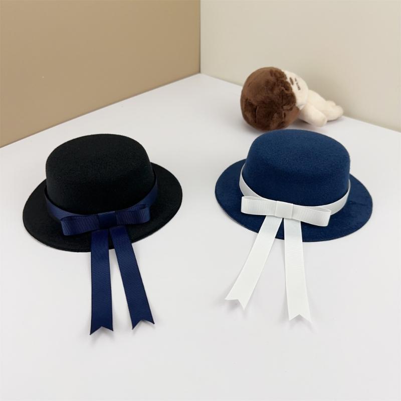 Multipurpose Soft Felt Hat Doll Clothing Accessories For Doll Costume Making Uniform Handbag Decoration Sewing Craft